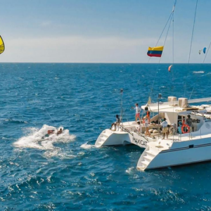 maxicat 65ft aerial ocean view